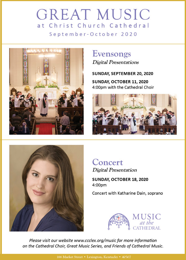 Concert & Evensong Christ Church Cathedral Lexington KY